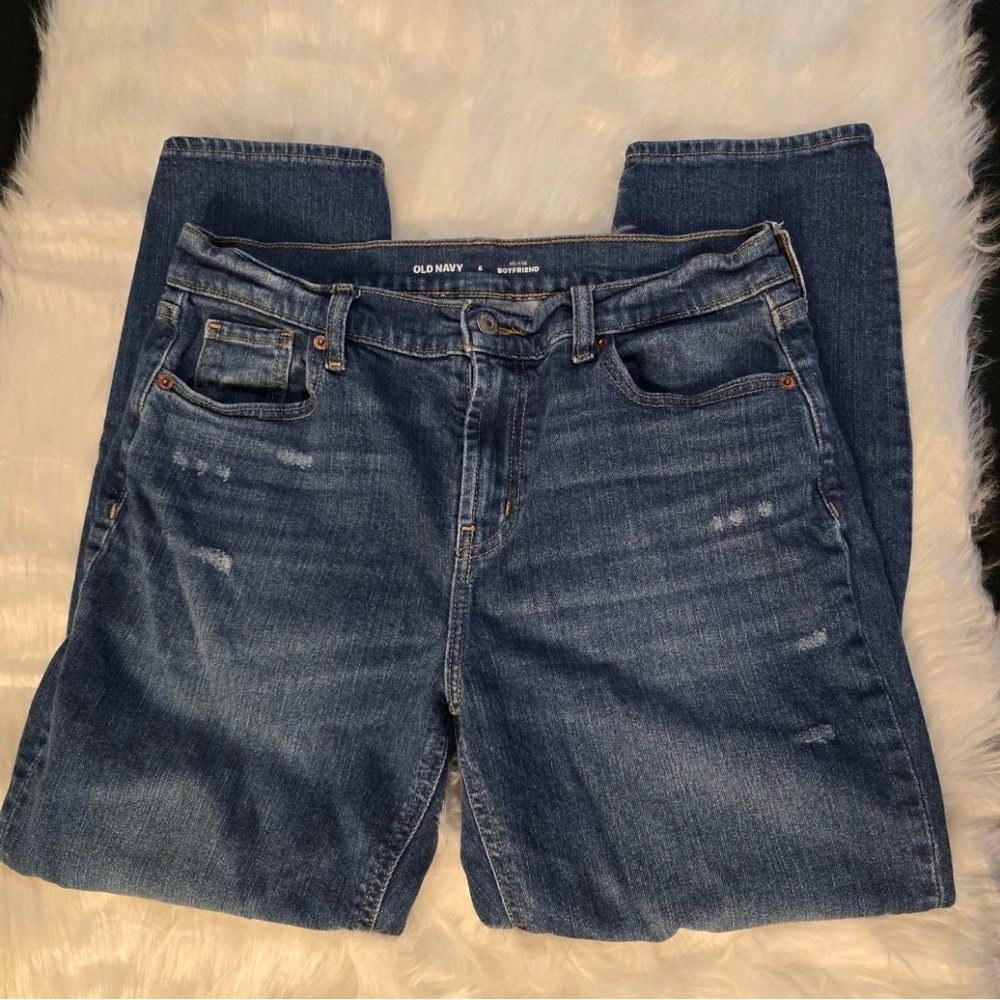 Old Navy Women's Denim Blue Boyfriend Jeans size 6
